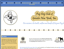 Tablet Screenshot of newyorkpugclub.org